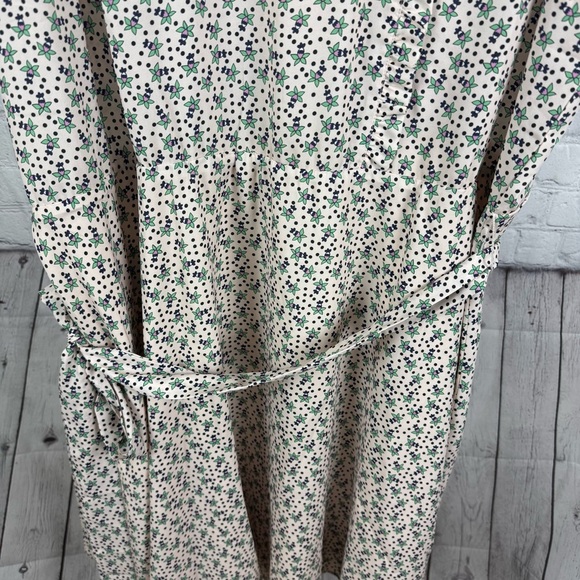 Eloquii Floral Print Ruffle Sleeve Dress Soze 26 - Picture 5 of 8